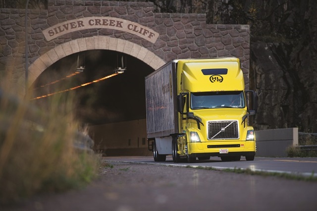 Halvor Lines, which boasts a driver turnover rate of 38.5% and low CSA scores, has “evolved” its training approach by going beyond hands-on instruction to incorporate online learning technology. Photo: Halvor Lines